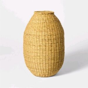 Studio McGee 16” Elephant Grass Woven Vase